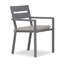 Pacifica Dining Arm Chair - White - Canvas Flax-404773775-404773877