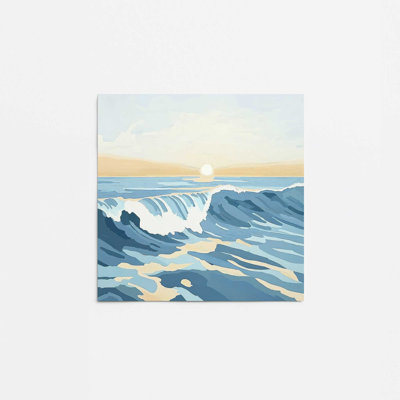 «Ocean Refrain at Dusk III», reproduction d'art