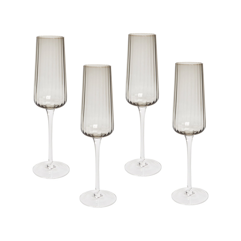 Dectrick 230ml Handmade White Wine Glass Set