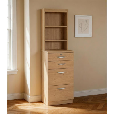 Bettijane 48cm Wide 4 -Drawer File Cabinet