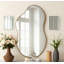 Asymmetrical Metal Wall Mirror-640007386-640007390