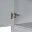 Bathroom Storage Cabinet With Two Laundry Baskets, Storage Cabinet With Doors And Drawer For Home, Grey