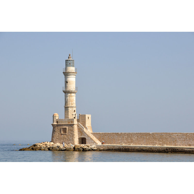 Phare de La Canée, Crète, Grèce, H 12 po x l 18 po