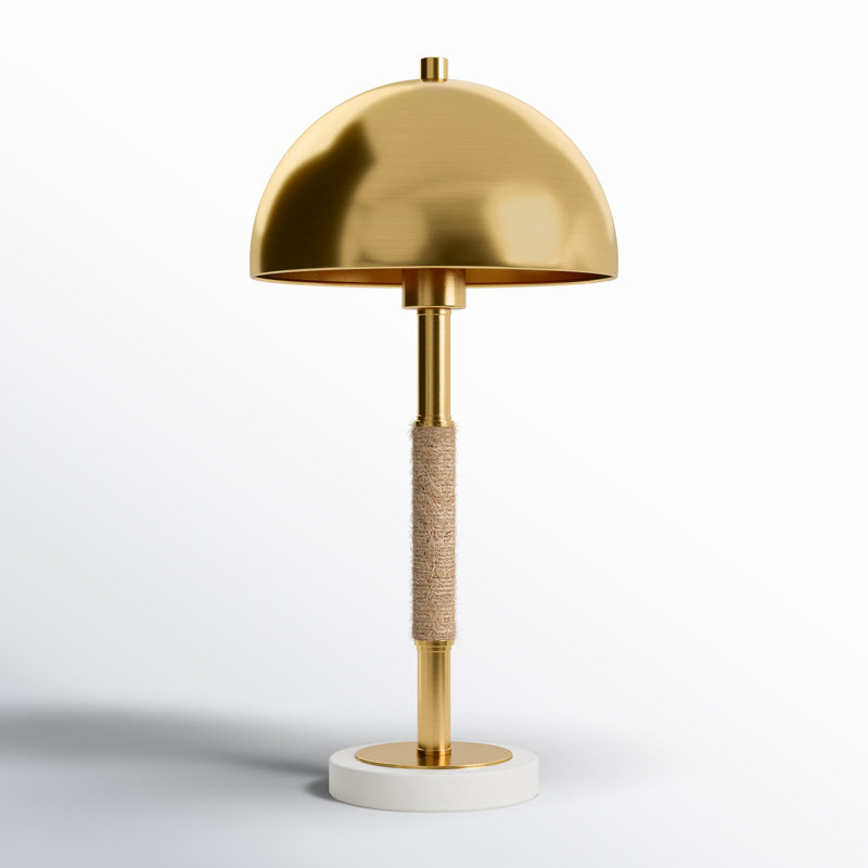Lampe Vandervort, Laiton / blanc, Laiton