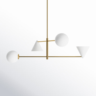 4 - Light Dimmable Chandelier