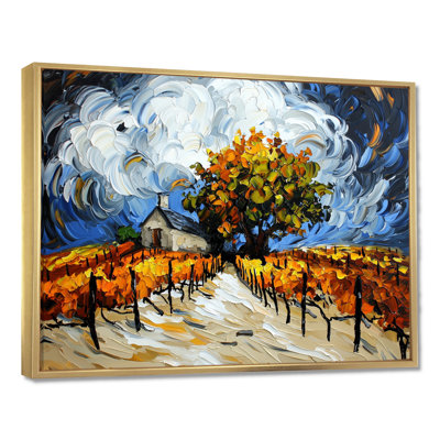 Éclat chatoyant de vignoble II - art mural vignoble