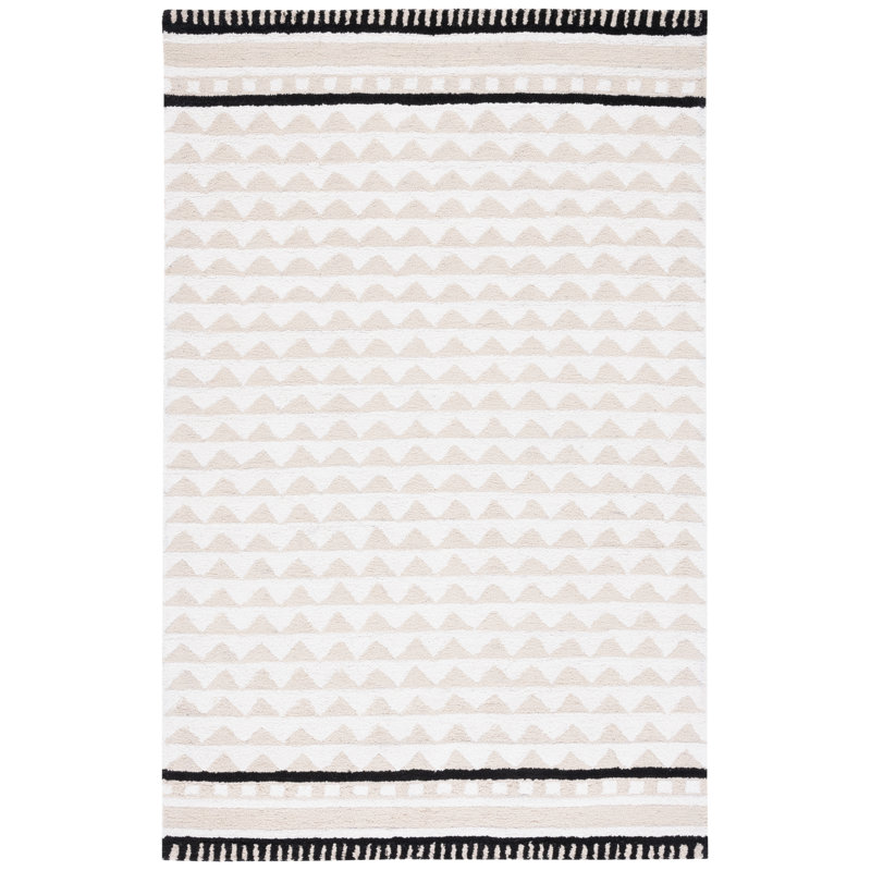 Capri Hand Tufted Performance Chevron Rug, Rectangle 6' x 9'