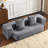 Ebern Designs Transformable Sectional Sofa with 3 Ottoman Stools-346340445