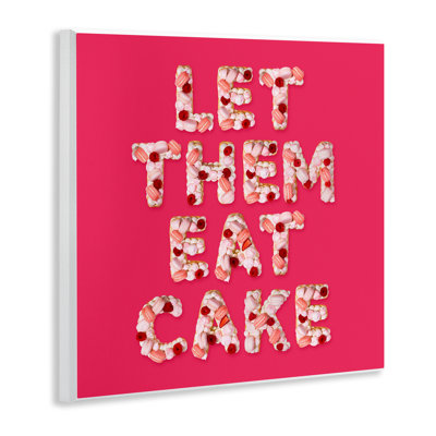 «Let Them Eat Cake», plaque murale par Lish Creative