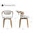  Diland Fabric Upholstered Swivel Desk Chair-759325176-759325174
