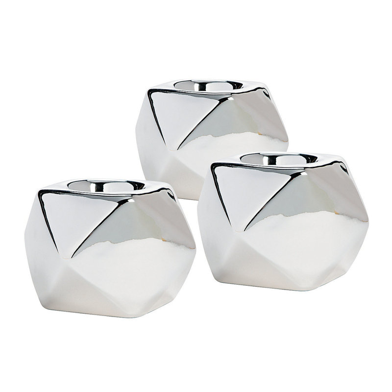 Tabletop Tealight Holder, Silver