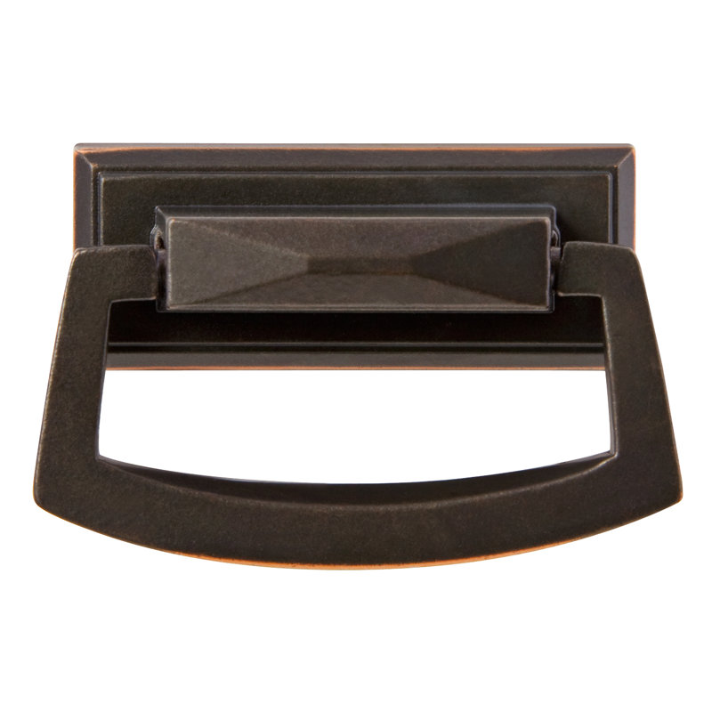 3" Pyramid Ring Pull, 3", Oil Rubbed Bronze