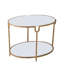 Iron/Stone Side Table