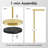 KES Freestanding Toilet Paper Holder with Weighted Base 26" H SUS304 Stainless Steel-93729297