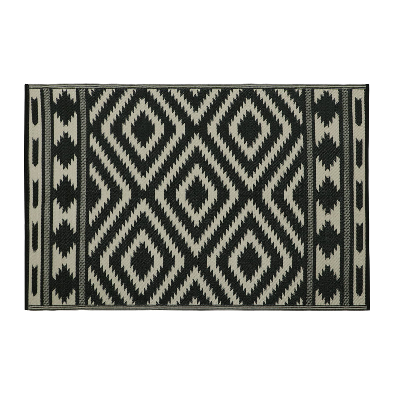 Geometric Indoor / Outdoor Area Rug, Rectangle 120 x 180cm