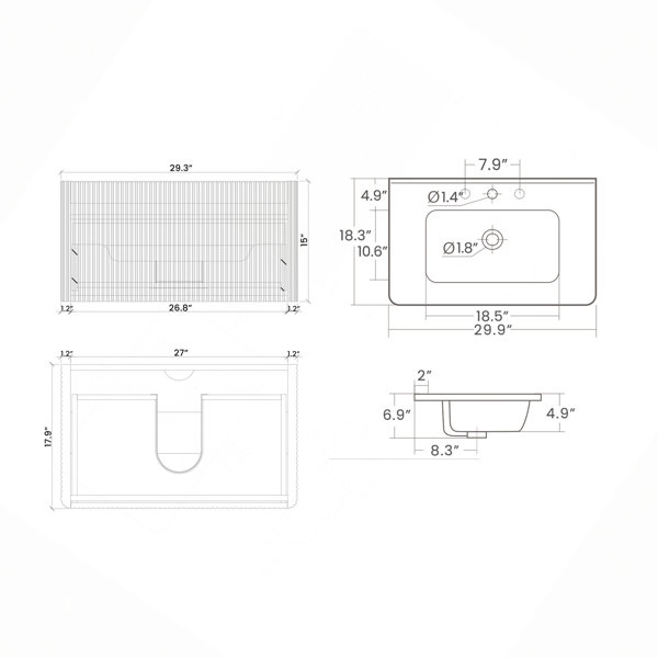 Dimensions du produit