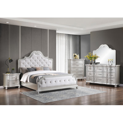 Roma Contoured 5-Piece Bedroom Set, Queen
