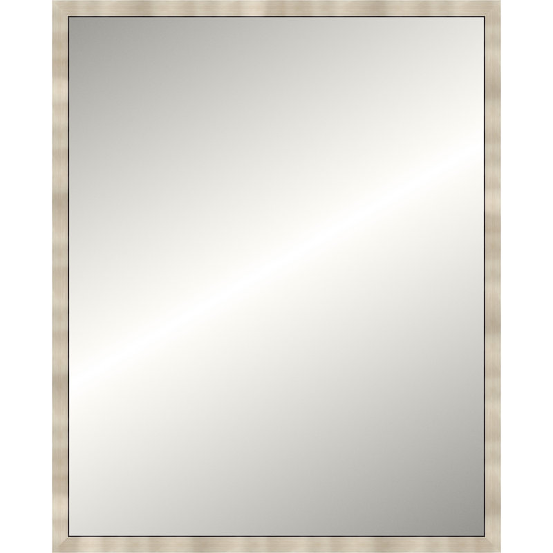 Warm Silver Legacy Mirror, Large Rectangle
