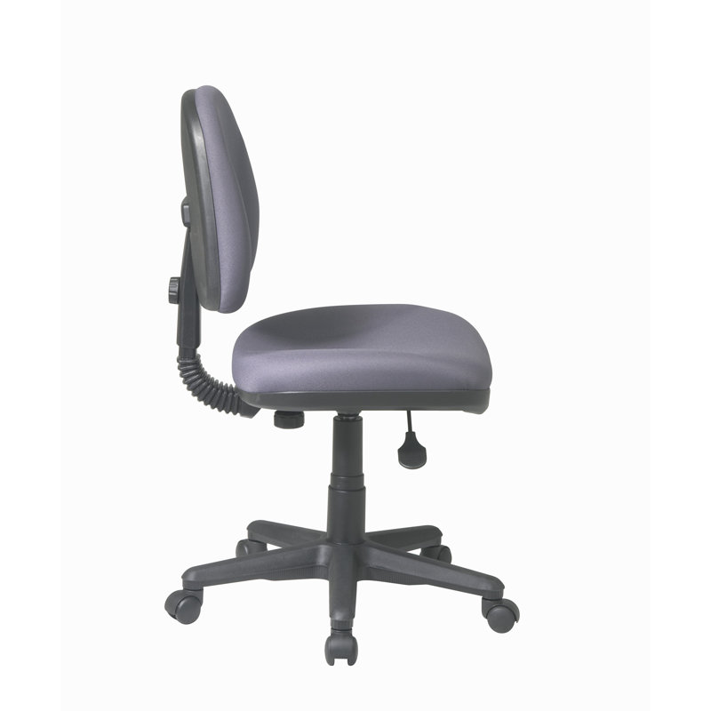 Sculptured Polyester Blend Task Chair, Icon - Grey