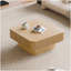 Table basse 31,5 po carrée avec rangement caché spacieux, placage en bois massif, design moderne pour le salon et le bureau-755156097