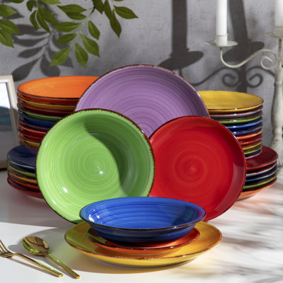 Sylvain 36 Piece Stoneware Dinnerware Set - Service for 12