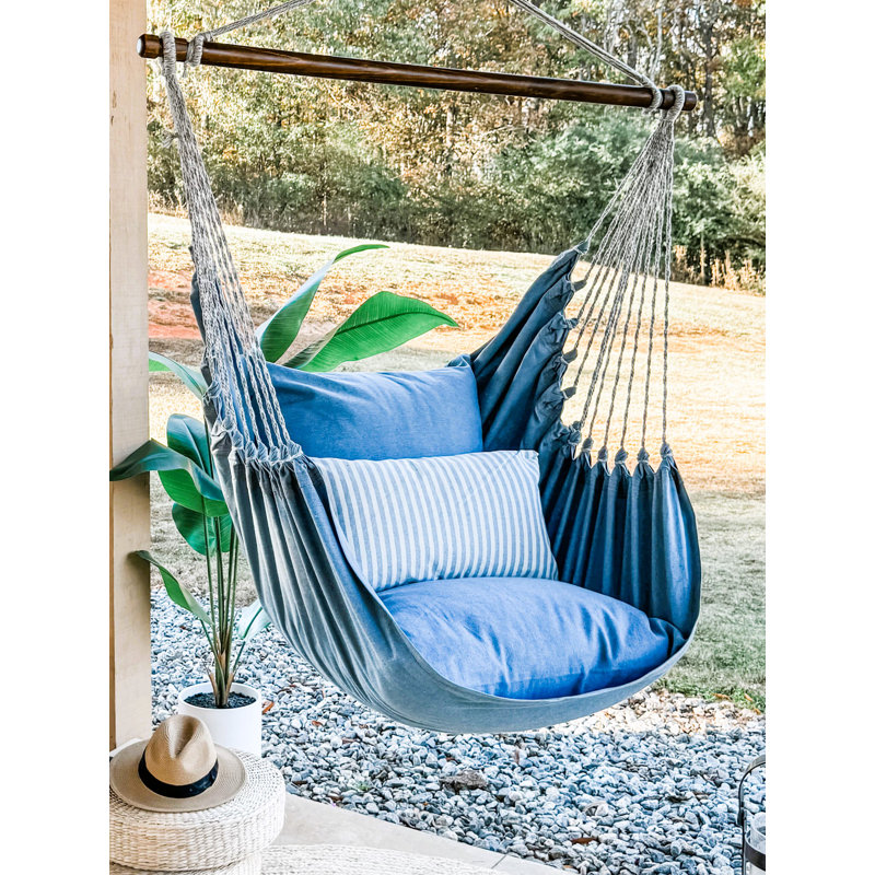 Chaise hamac Phylea Blue Haven, Bleu