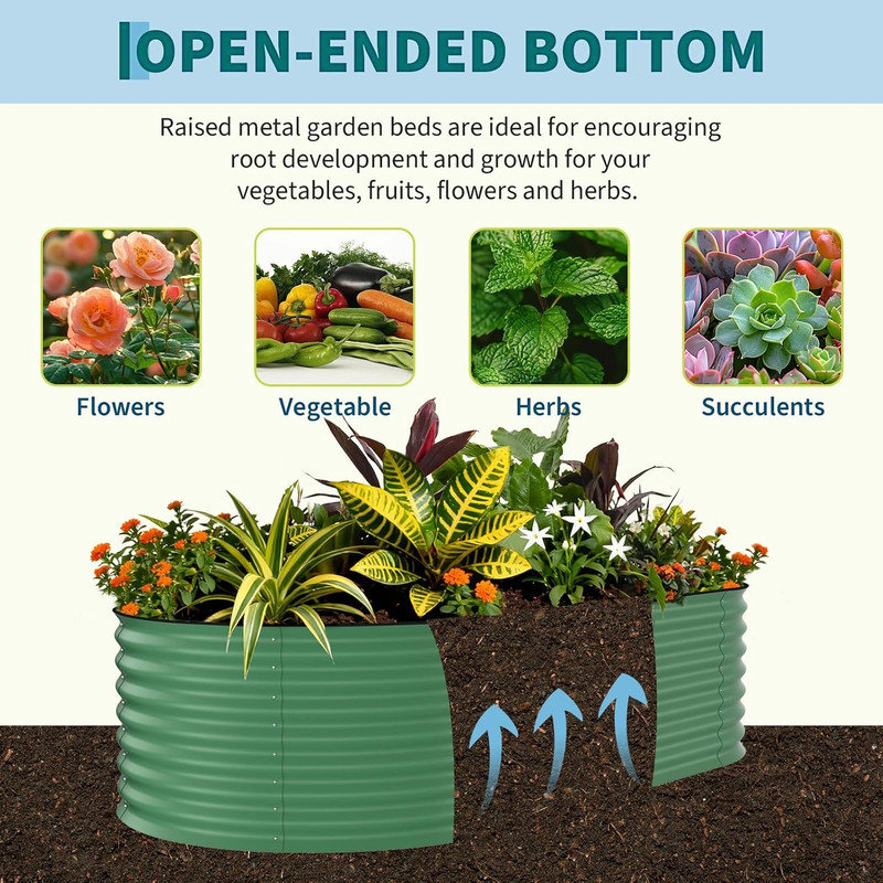 Metal Raised Garden Bed