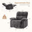 Fauteuil inclinable manuel Elysium avec chaleur et vibrations, position infinie, poche latérale-1154152078