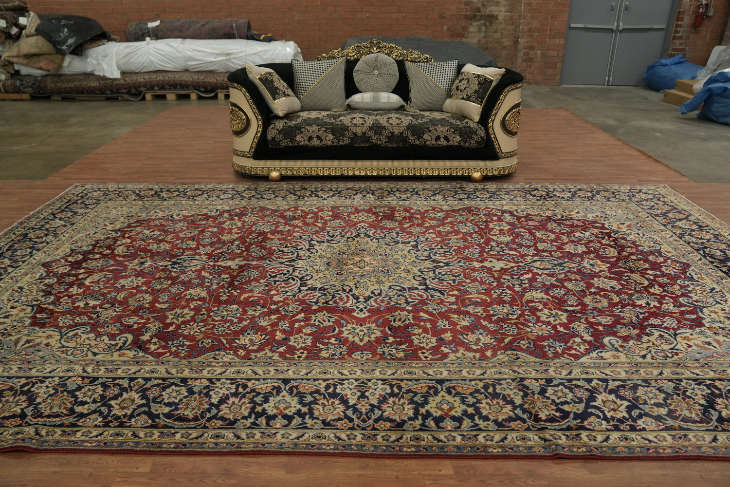 Astoria Grand Traditional Floral Large Rug 10x16 | Wayfair
