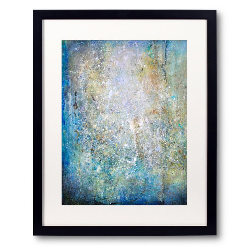«162 First Dawn» par Anne B. Schwartz - peinture encadrée, H 17,25 po x l 21,25 po
