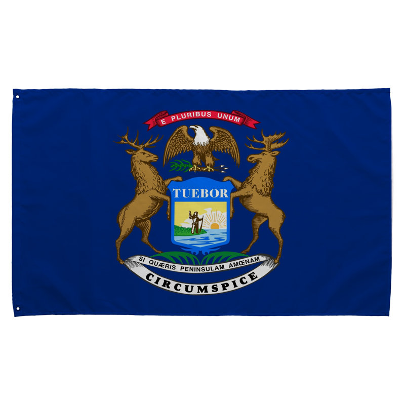 Michigan State Flag — Flag