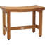 Sumba Lotus 24" W Teak Shower Bench