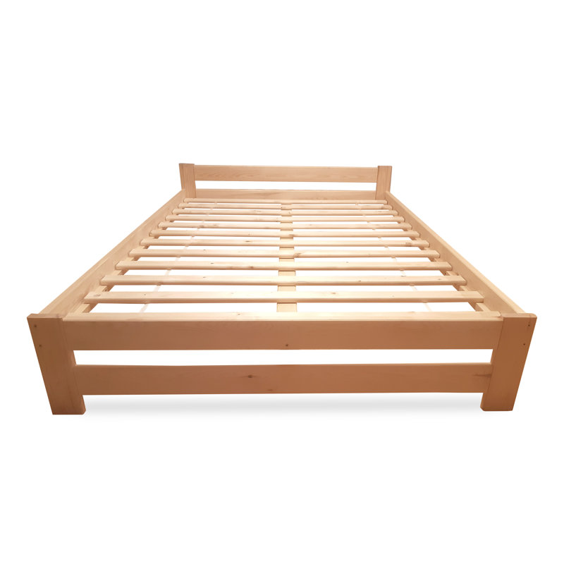 Balmville Solid Wood Bed, 160cm W x 200cm L