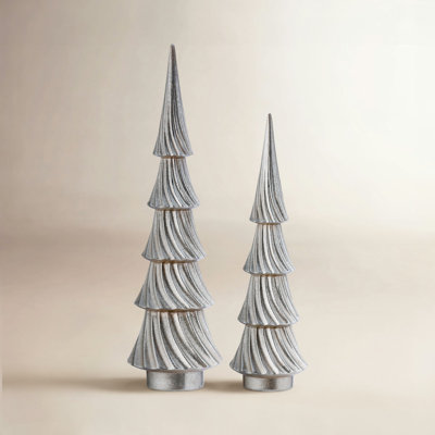 Guilarte 2-Piece Resin Tabletop Tree Set
