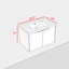 Ensemble de meuble-lavabo simple mural 36 po Zoma-2022889312