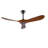 52 Inch Indoor Ceiling Fans With Lights,3 Solid Wood Blades, Ceiling Fan With Remote Control,Reversible DC Motor, Fan Light For Bedroom, Living Room, Study Room