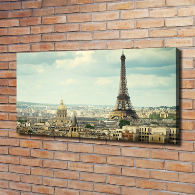 Eiffel Tower Paris 1 Piece Wrapped Canvas Wall Art