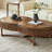 Walnut Coffee Table Elegant Design-104098332