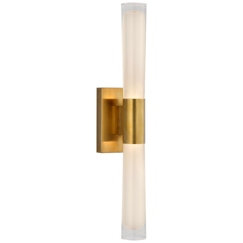 AERIN Brenta Single Sconce, Hand-Rubbed Antique Brass
