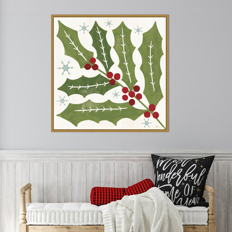 «Winter Days VII» par Véronique Charron, reproduction d'art sur toile encadrée, H 30 po x l 30 po