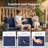 7 Pieces Outdoor Rattan Wicker Seating Group With Cushions-2115354971