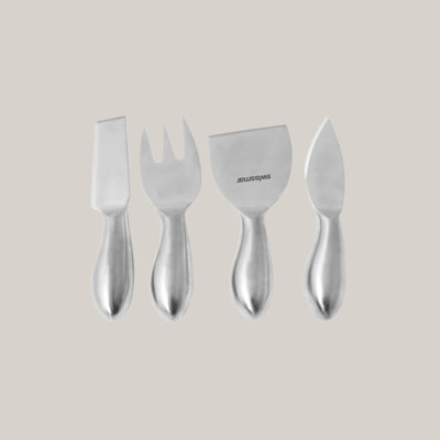 Swissmar Petite Stainless Steel Cheese Knife Set