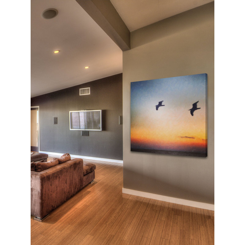 «Sunset», reproduction sur toile tendue, H 32 po x l 32 po x P 1,5 po