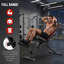 Banc de musculation Himimi, capacité de 408 kg, conception stable, position de développé épaules à 90° pour salle de sport à domicile