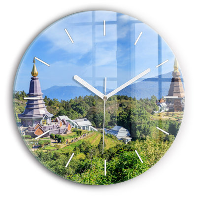 Glass Wall Clock