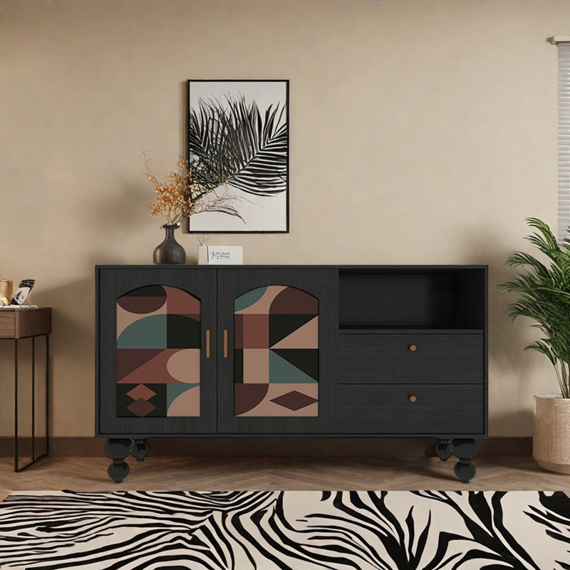 59.1in Multi-functional  Sideboard Cabinet