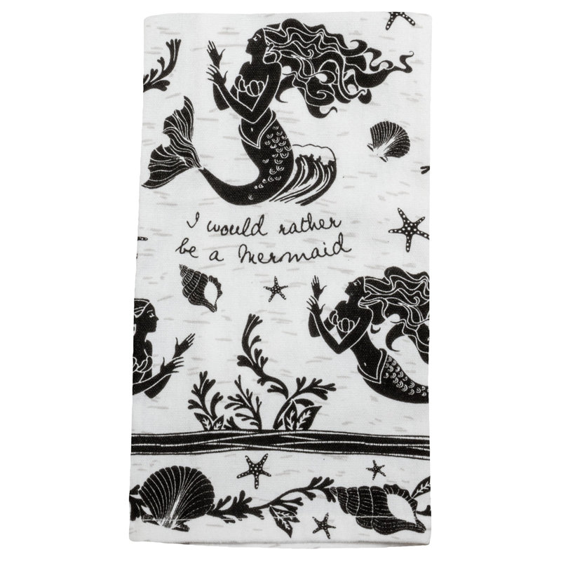 BOHO TEA TOWEL  MERMAID