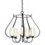Flora 5 - Light Shaded Geometric Chandelier-10220621-10220629