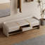 Banc rembourré beige-1352145894