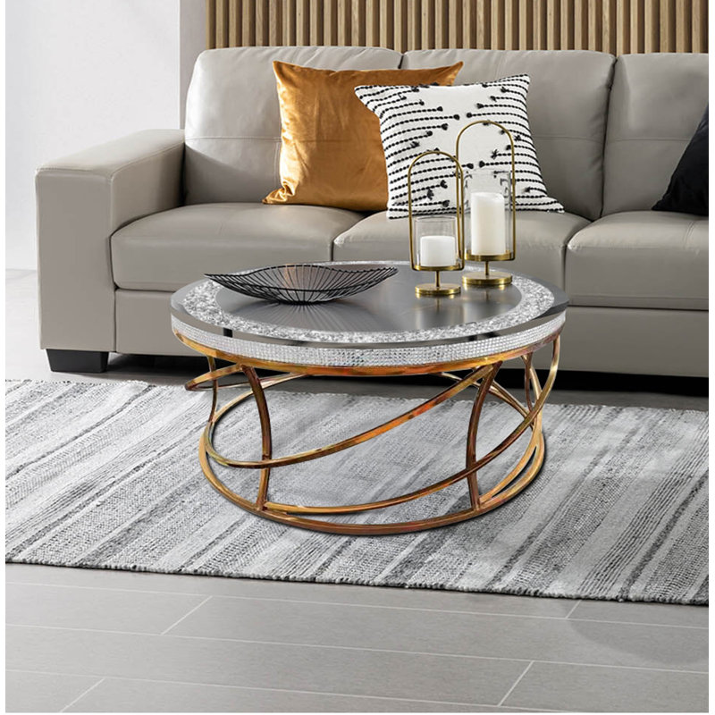 Rynn Glass Top Coffee Table